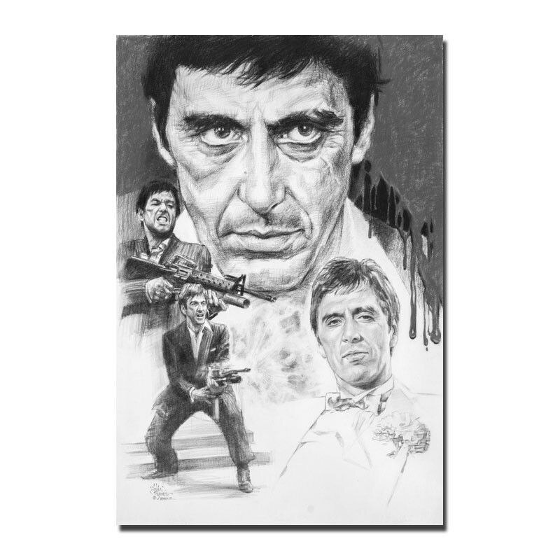 81244 Al Pacino Scarface Wall Print Poster US