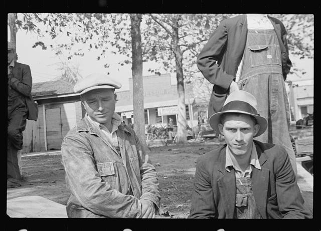 Camden Tennessee TN 1930s Resettlement Administration Residents Men Overalls
