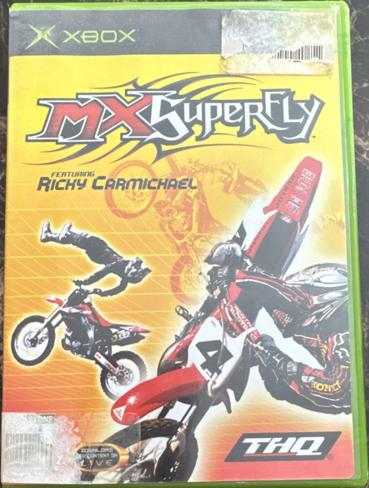 THQ MX Superfly Featuring Ricky Carmichael Xbox Racing, Extreme Sports, E Rated