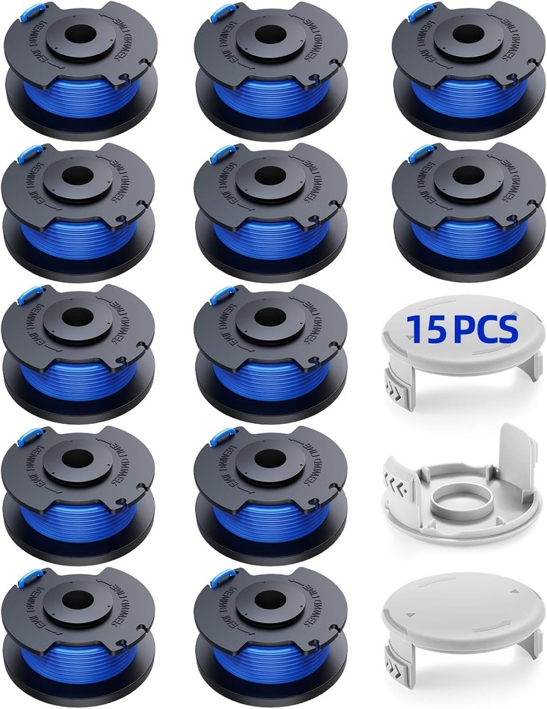 15 Pcs .065'' Weed Trimmer Line Replacement for Ryobi One+ 18V AC14RL3A String Trimmer