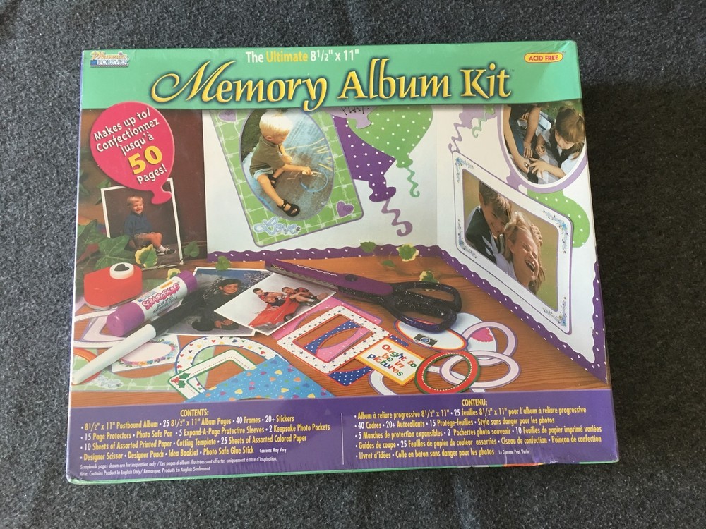 Acid Free Scrapbooking Memory Album Kit New-image