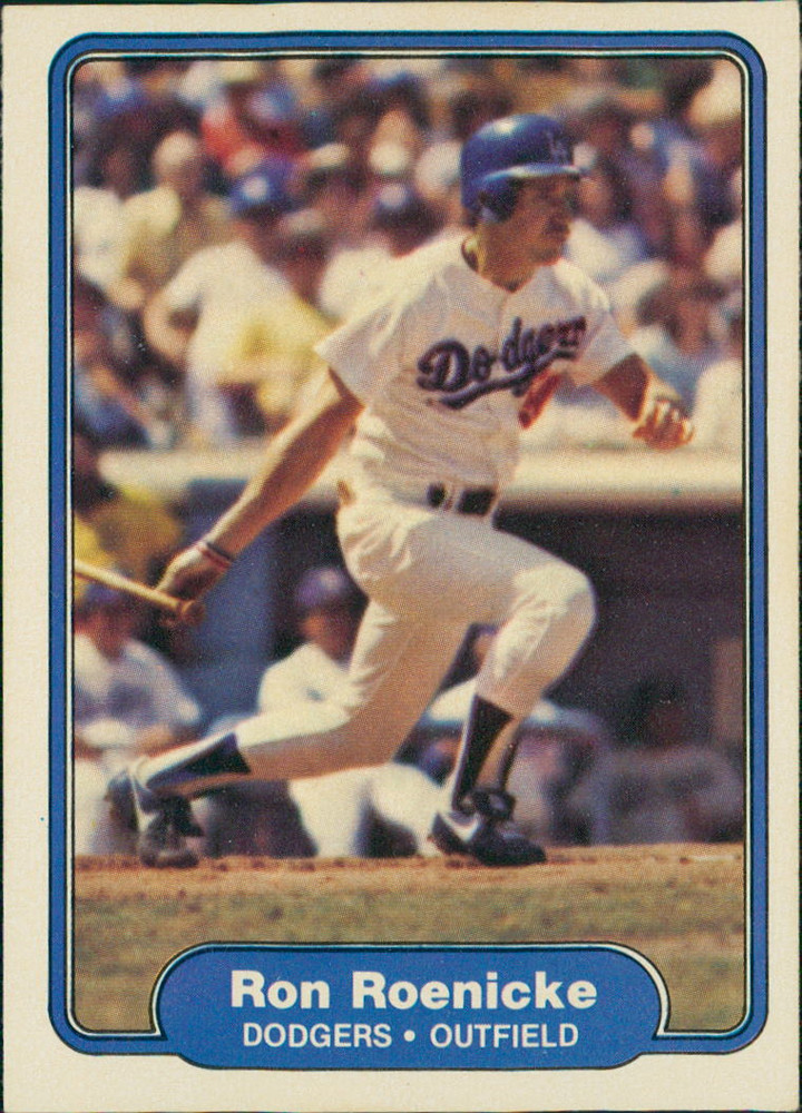 1982 Fleer - Ron Roenicke #19 (RC)