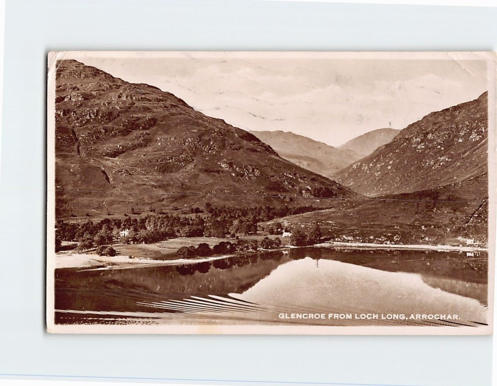 Postcard Glencroe From Loch Long Arrochar Scotland