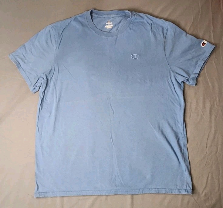 Men’s Champion T-Shirt Blue Size L