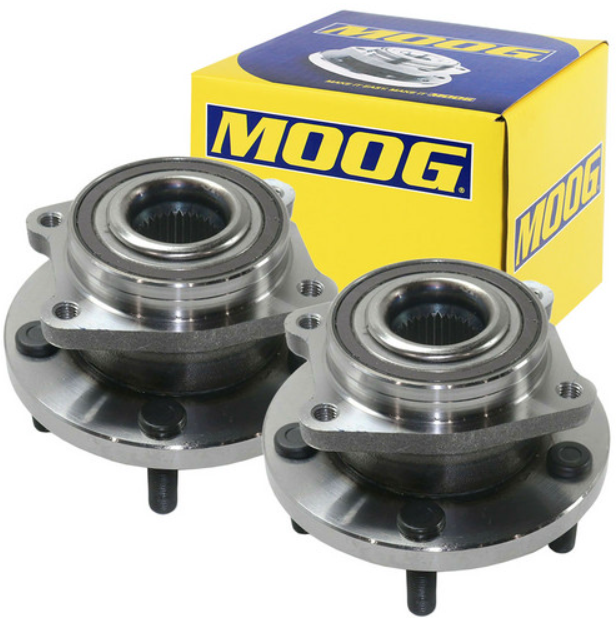 2PCS MOOG 513263 Front Wheel Hub and Bearing for Chrysler Sebring Dodge Avenger
