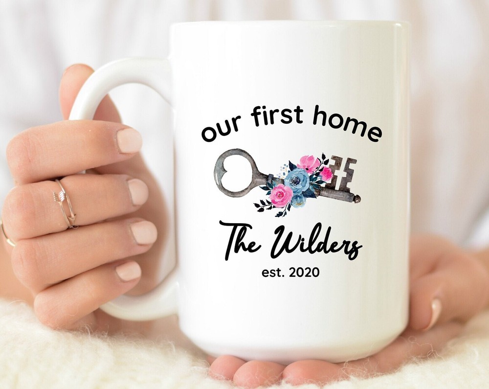 Our First Home Mug Personalized New Homeowner Mug For Couple New Home Gift New