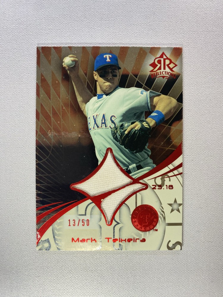 2004 Upper Deck Reflections - Mark Teixeira #204 (MEM) /50