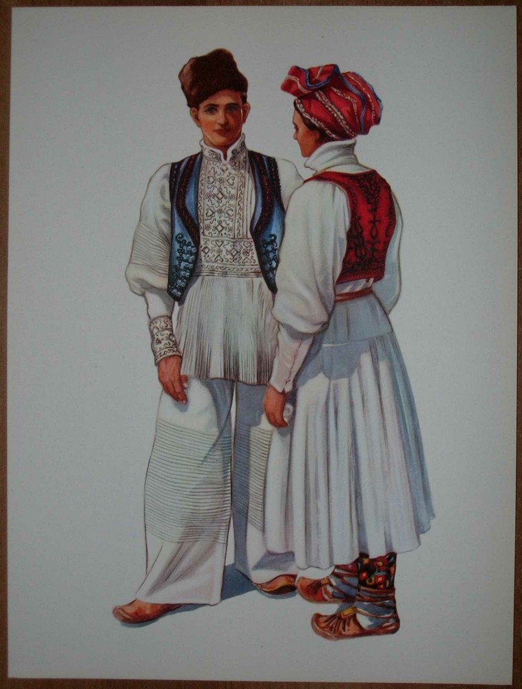 Traditional Croatia Folk Costume from Donja Kupcina III/10