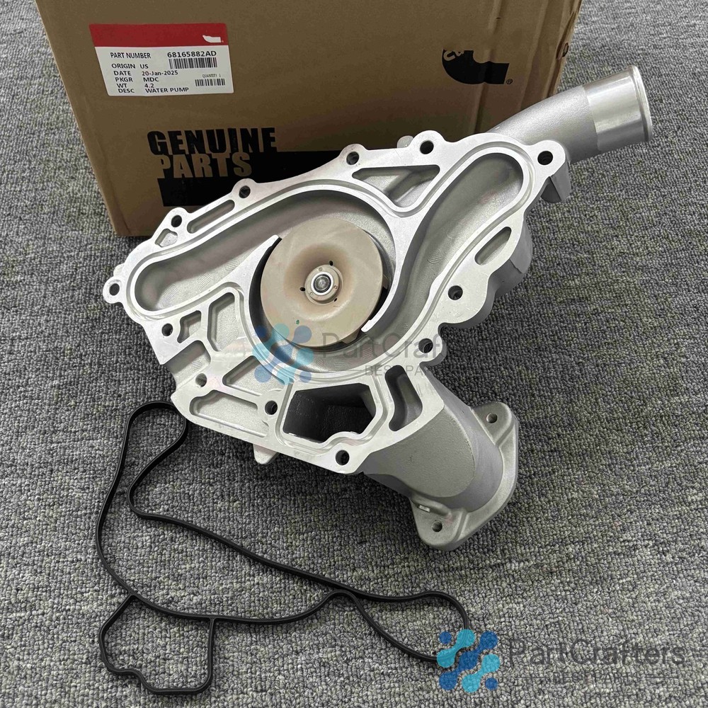 New Water Pump Fit For 15-23 Cummins Dodge Jeep RAM 1500 68165882AC 68165882AD