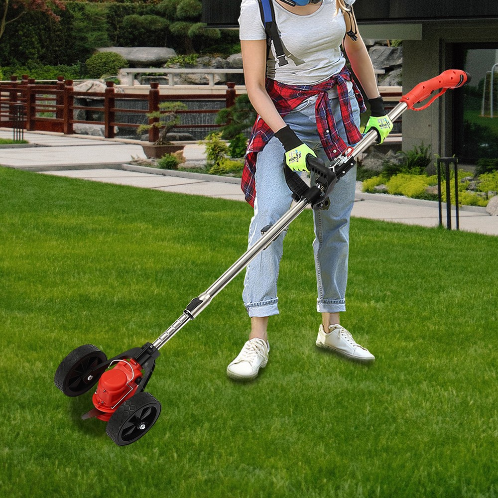 Cordless Grass Trimmer /Edger Battery Powered Grass Trimmer Lawn Mower 8* Blades