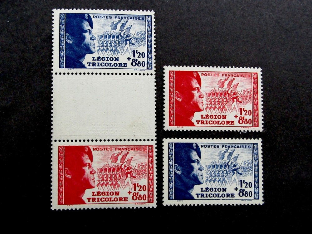 nystamps France Stamp # B147 B147A B148 Mint OG H Y22y3220