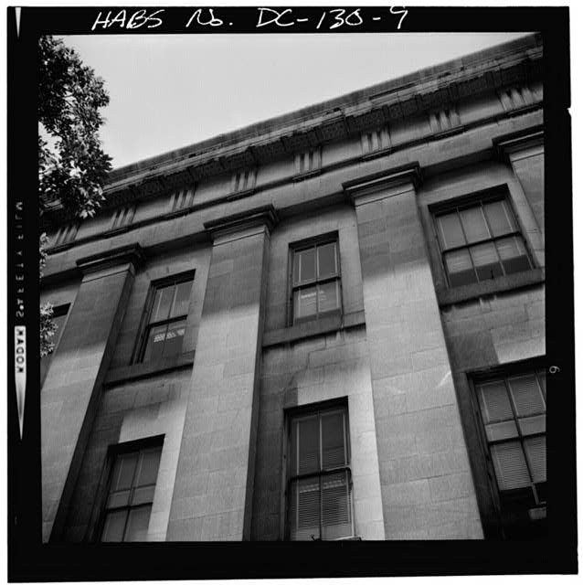 Washington DC Patent Office Building South Front Pilasters Cornice 1900s