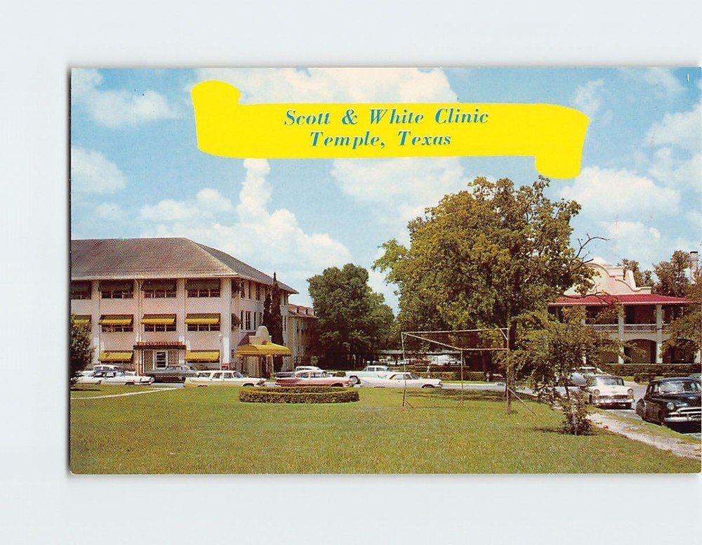 Postcard Scott & White Clinic Temple Texas