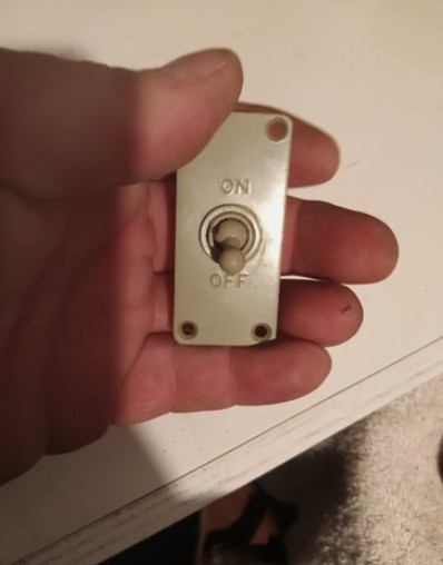 Vintage A - H&H Small Toggle Switch