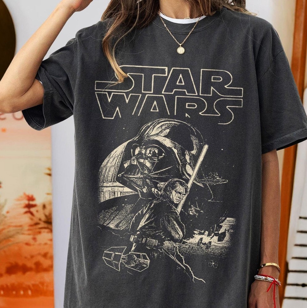 STAR WAR Retro Graphic Unisex Tee S-5XL