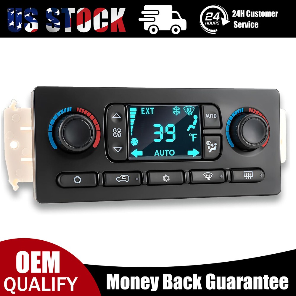 W/Screen AC Heater 599-211XD Climate Control Module For Silverado Escalade GMC