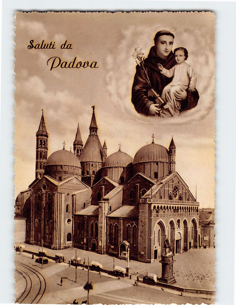 Postcard The Basilica of St. Anthony Padua Italy