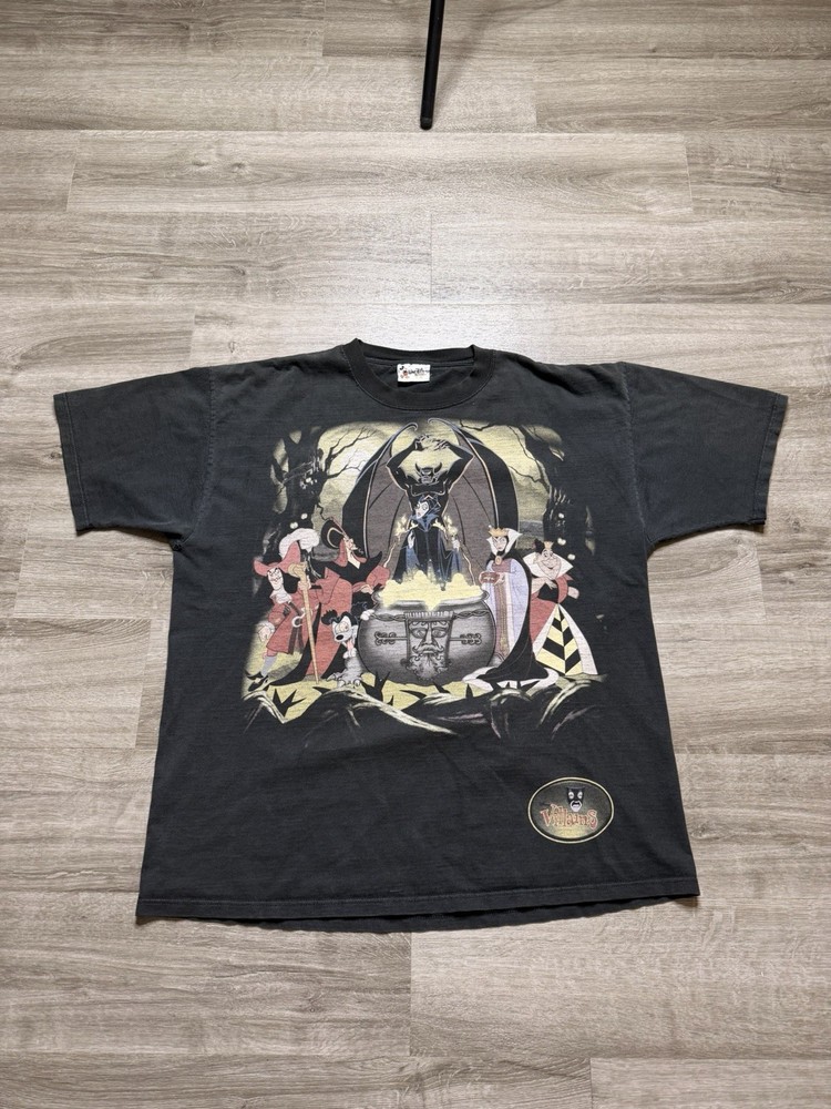 Vintage 90s Disney Villains Aop Size Xl