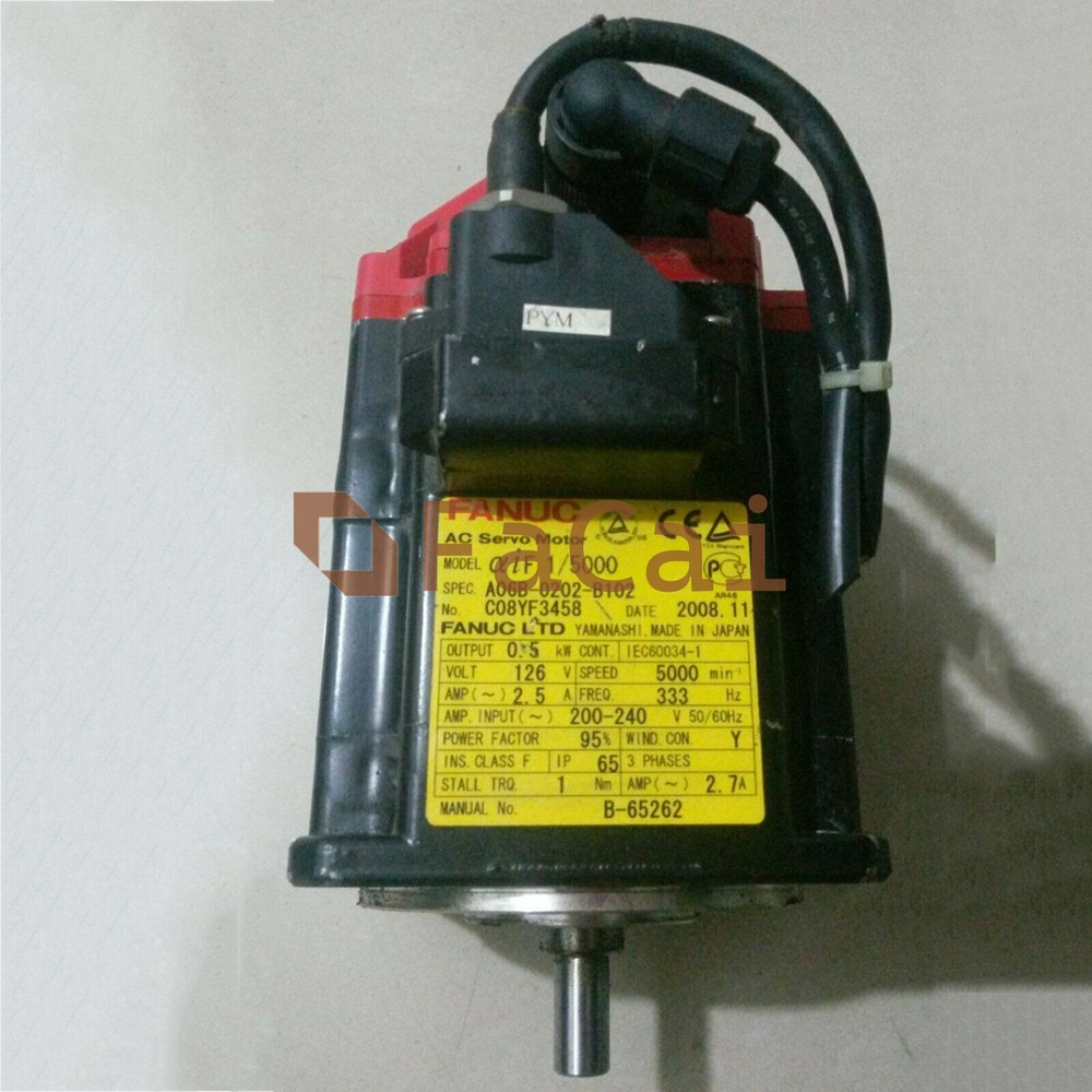 1PCS Fanuc A06B-0202-B102 Servo Motor USED