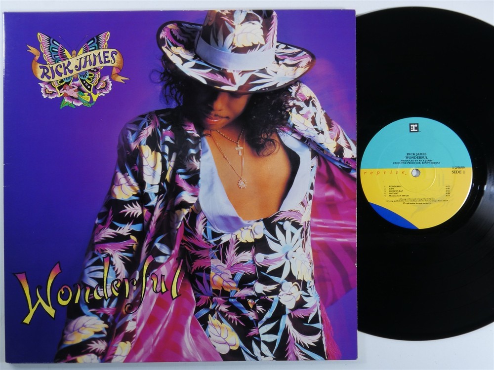 RICK JAMES Wonderful REPRISE LP VG+ gatefold i