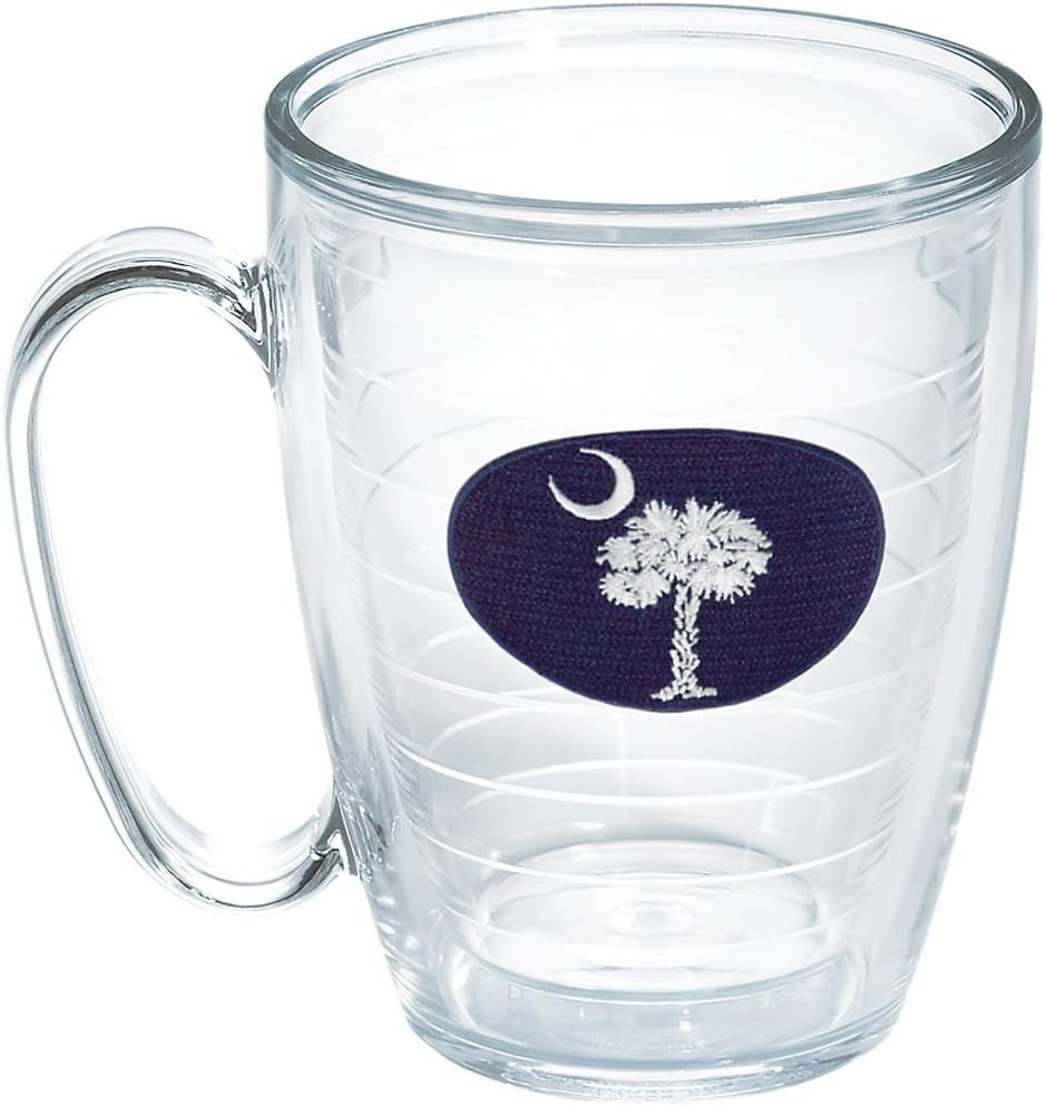 **South Carolina Flag Double-Walled Insulated Tumbler Travel Cup USA Made** (96 characters)  