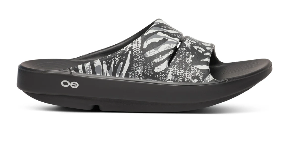 BEST DEAL OOFOS Women's OOahh Limited Slide Sandal - Combo Camo