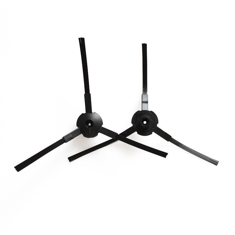 2PCS Side Brushes Accessories For Robotic Vacuum Cleaner Black Pro Home