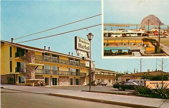 CA, Morro Bay, California, The Breakers Motel, Multi View, Mike Roberts SC9038