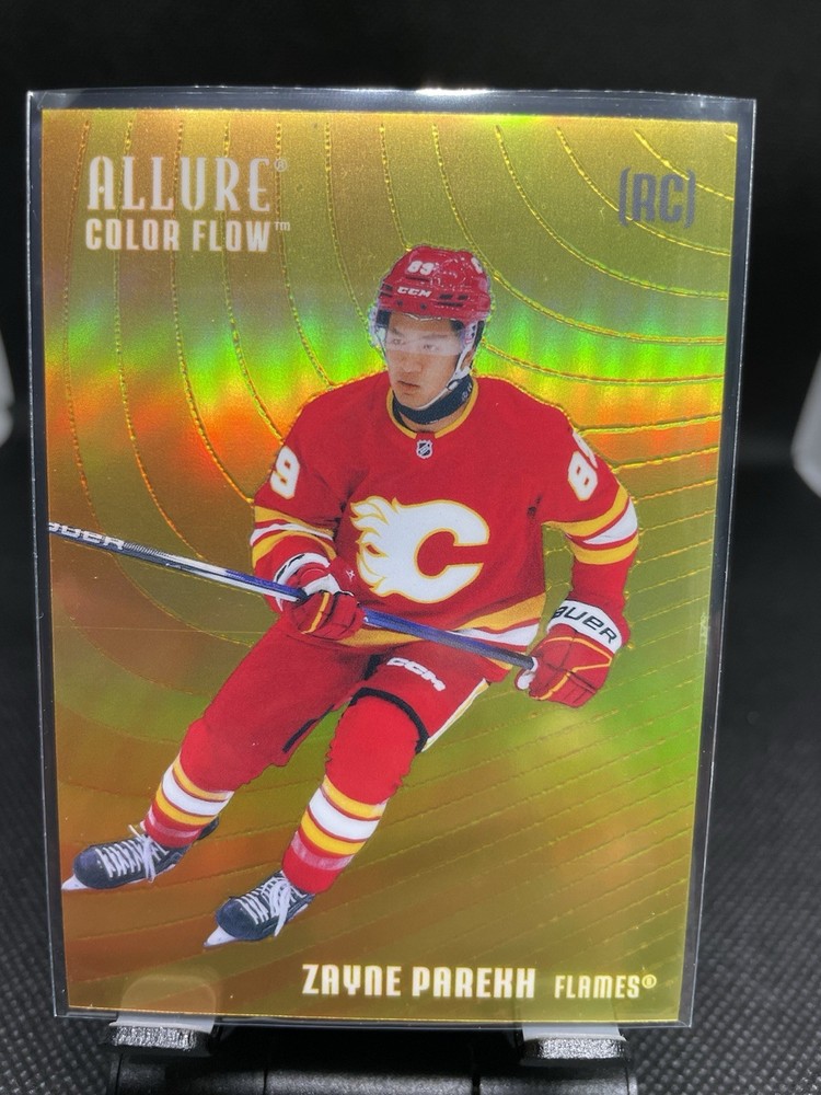 2025-26 Upper Deck Allure - Color Flow Zayne Parekh #CF-11 Orange Yellow (RC)
