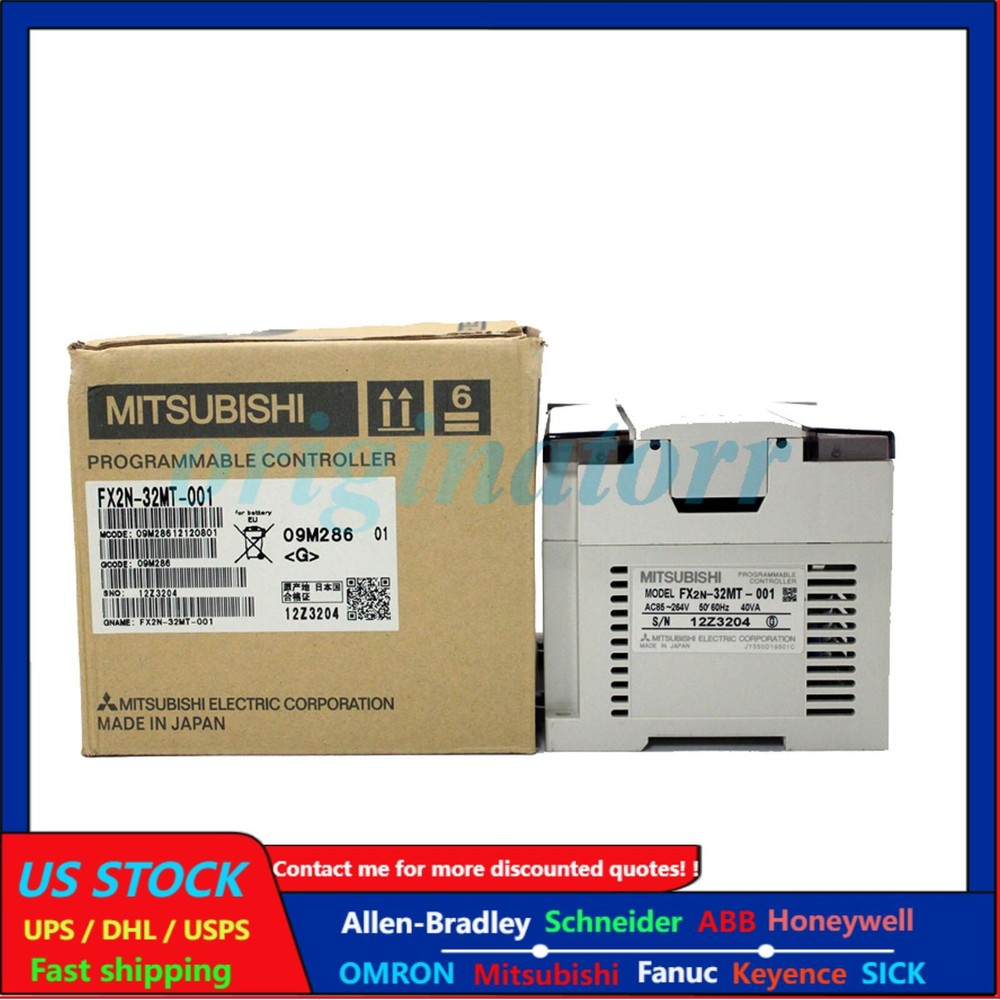 MITSUBISHI FX2N-32MT-001 PLC MODULE TRANSISTOR UNIT NEW IN BOX  US Free TAX