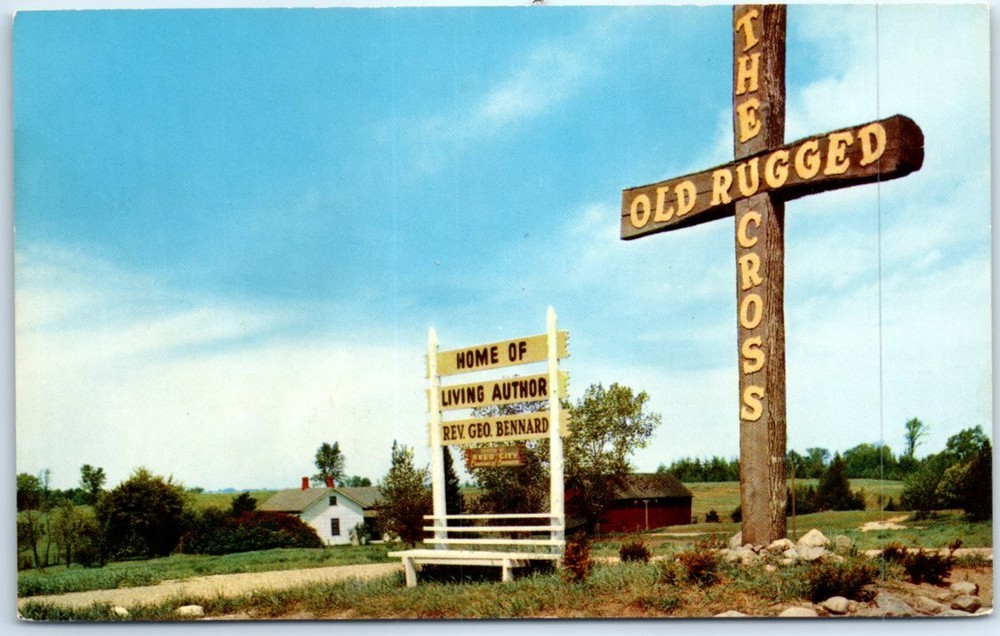 Postcard - The home of the Rev. and Mrs. George Bennard - Reed City, Michigan