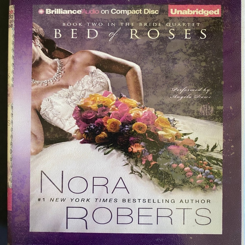 Bride Quartet #2 Bed of Roses by Nora Roberts Audiobook CDs Unabridged 8 Discs