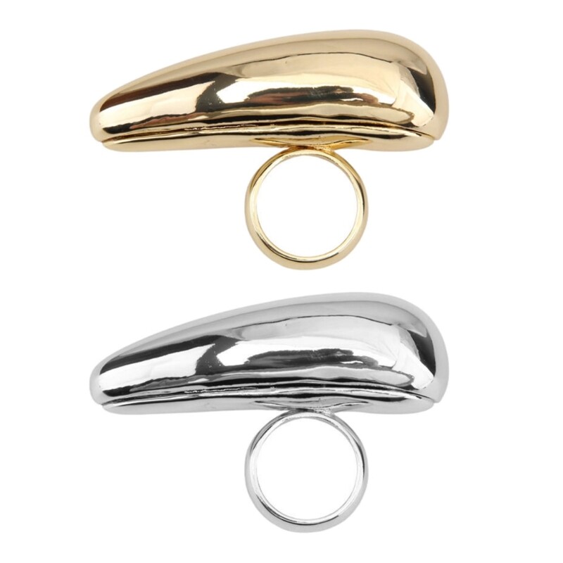 Exaggerated Teardrop Open Rings Perfect for Party or Daily Wear