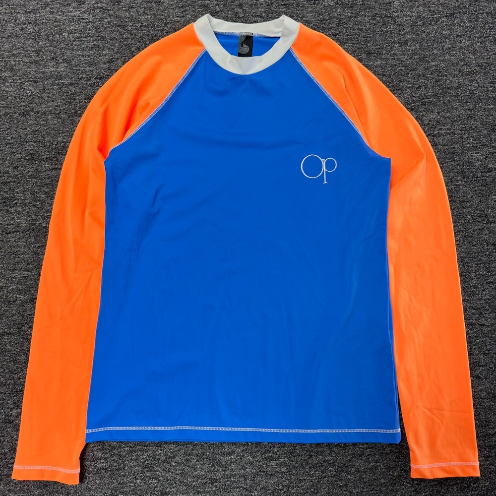 Vintage Ocean Pacific Rash Guard Surf Long Sleeve Y2K T-Shirt M