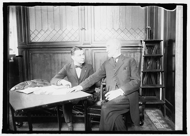 Photo:Clarence J. McLeod Uncle Joe 1920s Men in Office Interior