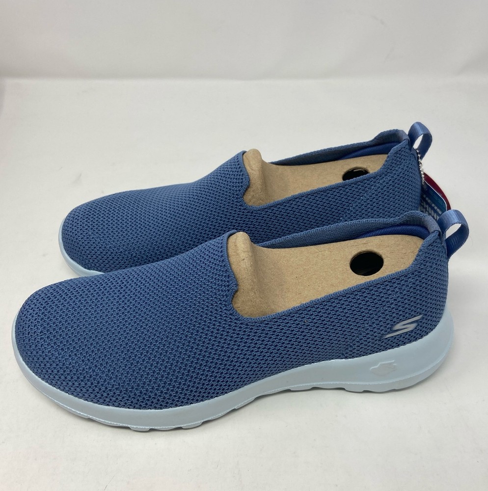 Skechers GO WALK Joy - Sensational Day Women’s Slip-On, Blue, Size 7