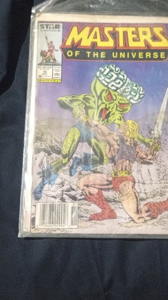Marvel Comics Masters of the Universe Comic Book Issue #10 1987 He-Man