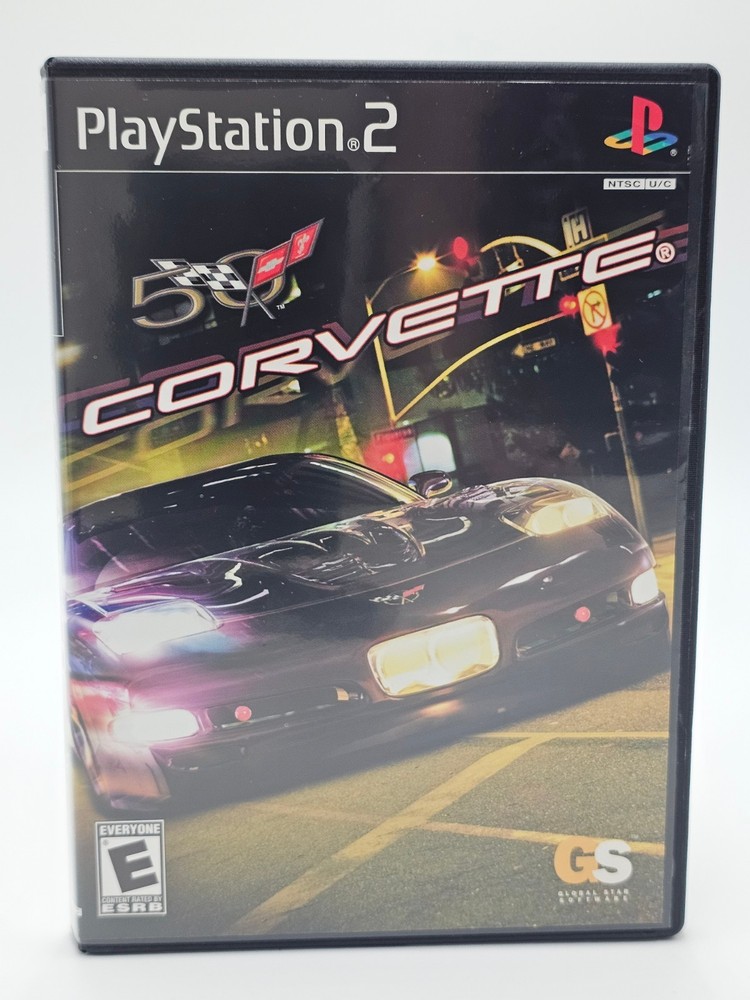 Sony Playstation 2 PS2 Corvette CIB Cleaned & Tested