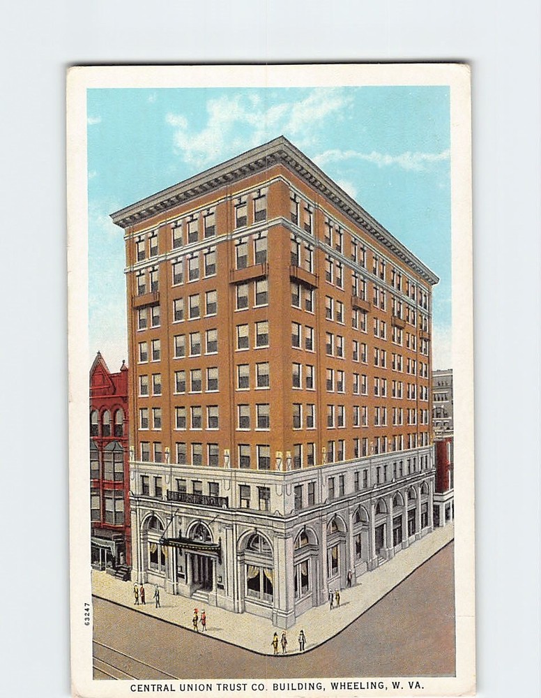 Postcard Central Union Trust Co. Building West Virginia USA