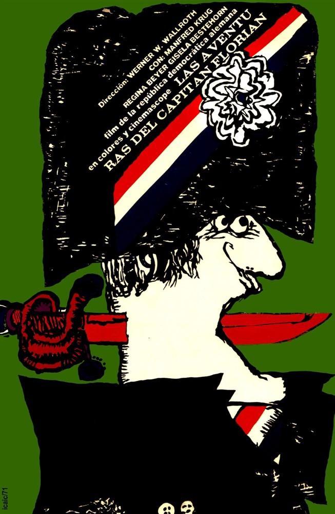 4348.Las aventuras del capitan florian.Movie.POSTER.Decoration.Fine Graphic Art