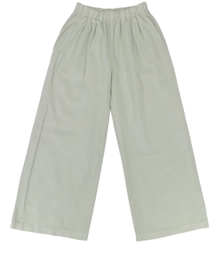 Jungmaven Super Wide Leg Twill Disco Pant Hemp Cotton Agave Green NWT Pants Med
