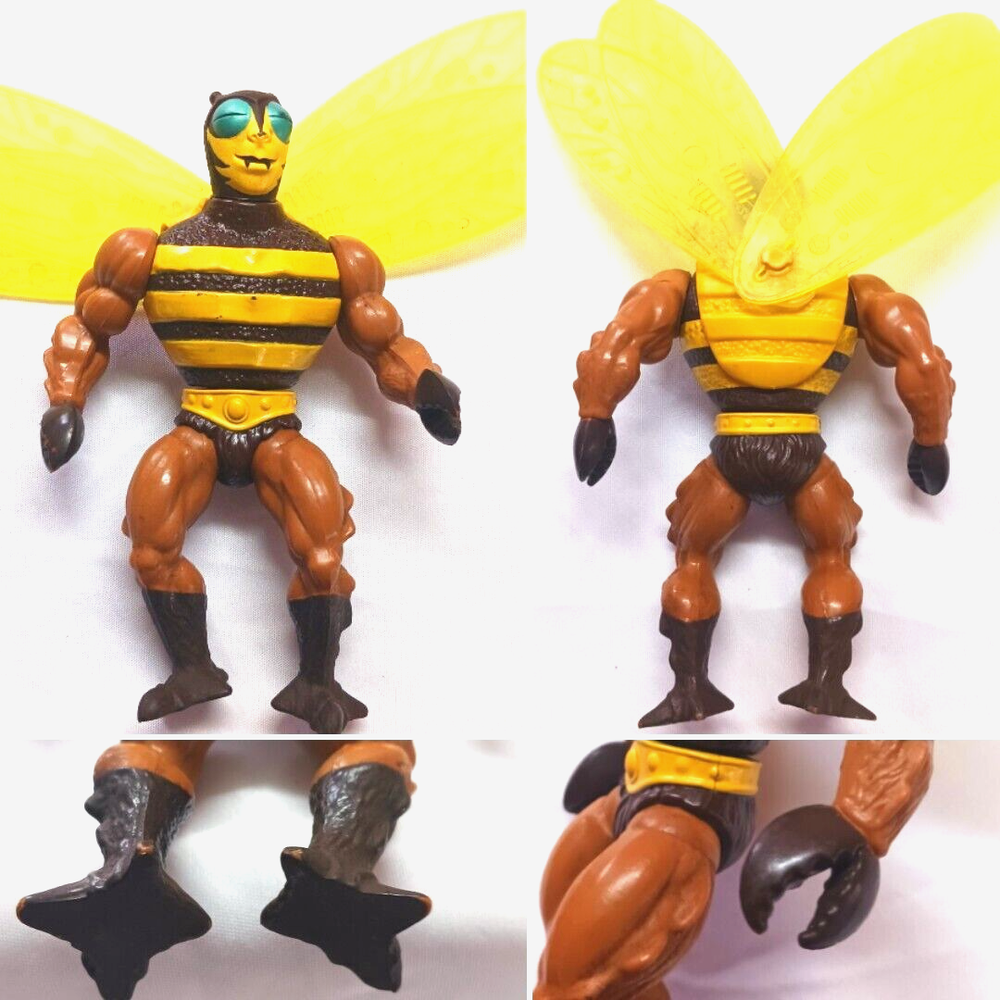 BUZZ-OFF 1983 MASTERS OF THE UNIVERSE ACTION FIGURE MOTU VINTAGE TOY COLLECTIBLE