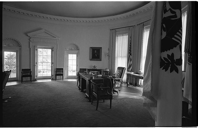 Photo:Washington D.C. White House Oval Office 1964 Interior View