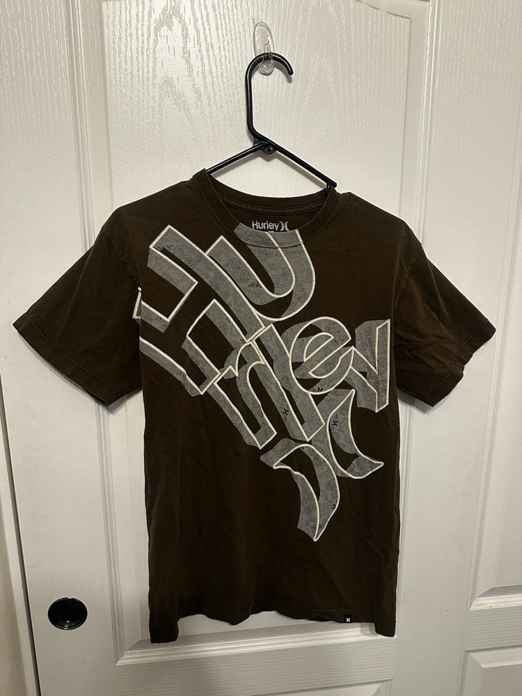 Hurley Men's Short Sleeve T-Shirt Size Medium Brown