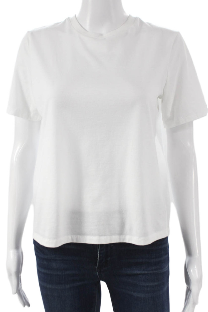 Skims Womens Basic White Crew Neck Short Sleeve T-Shirt Size XSFree Shipping in US $100+ Orders | $6.95 Orders Below