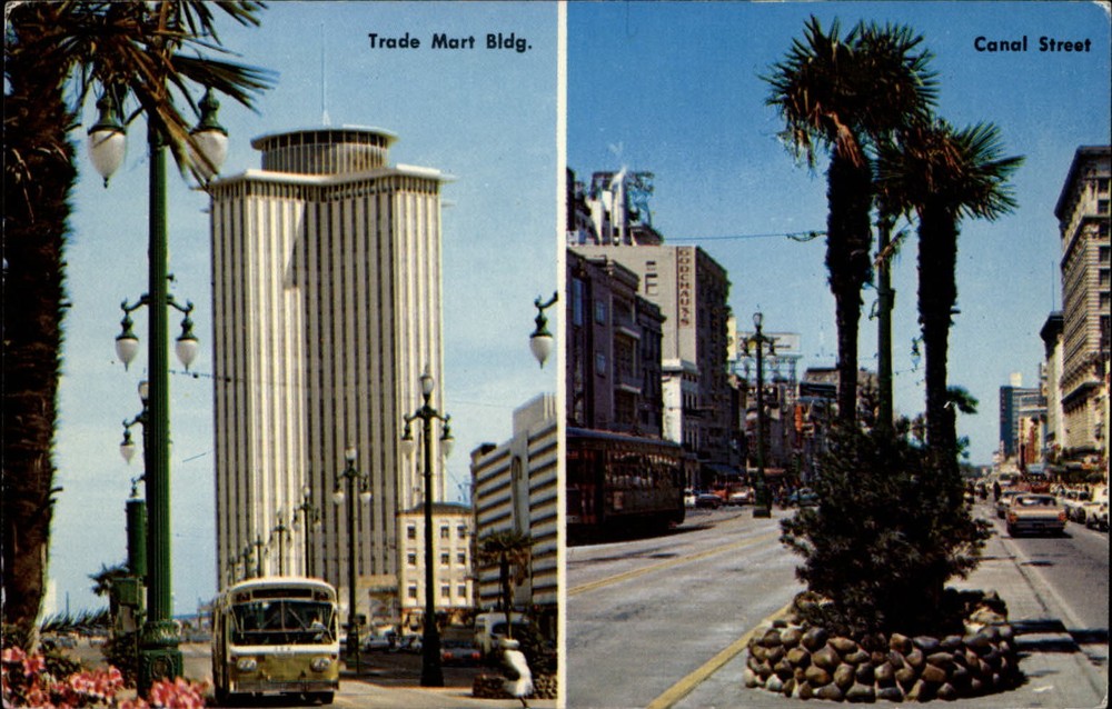 Greetings from New Orleans Louisiana multiview ~ 1970s vintage postcard