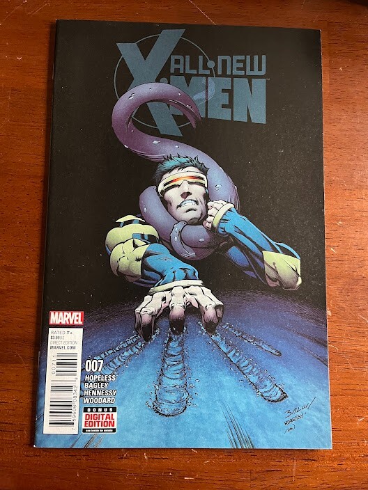 All New X-Men # 7 Vf/Nm Marvel Comics 2016 Dennis Hopeless Mark Bagley