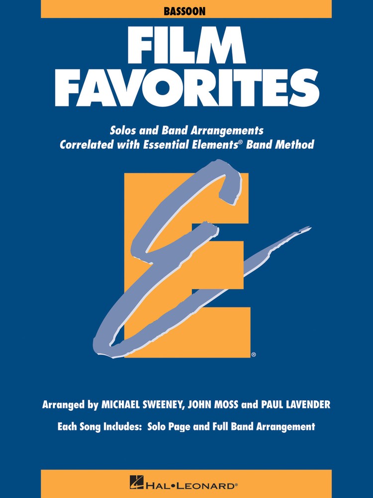 Film Favorites for Bassoon Solo Essential Elements Band Method Sheet Music Book