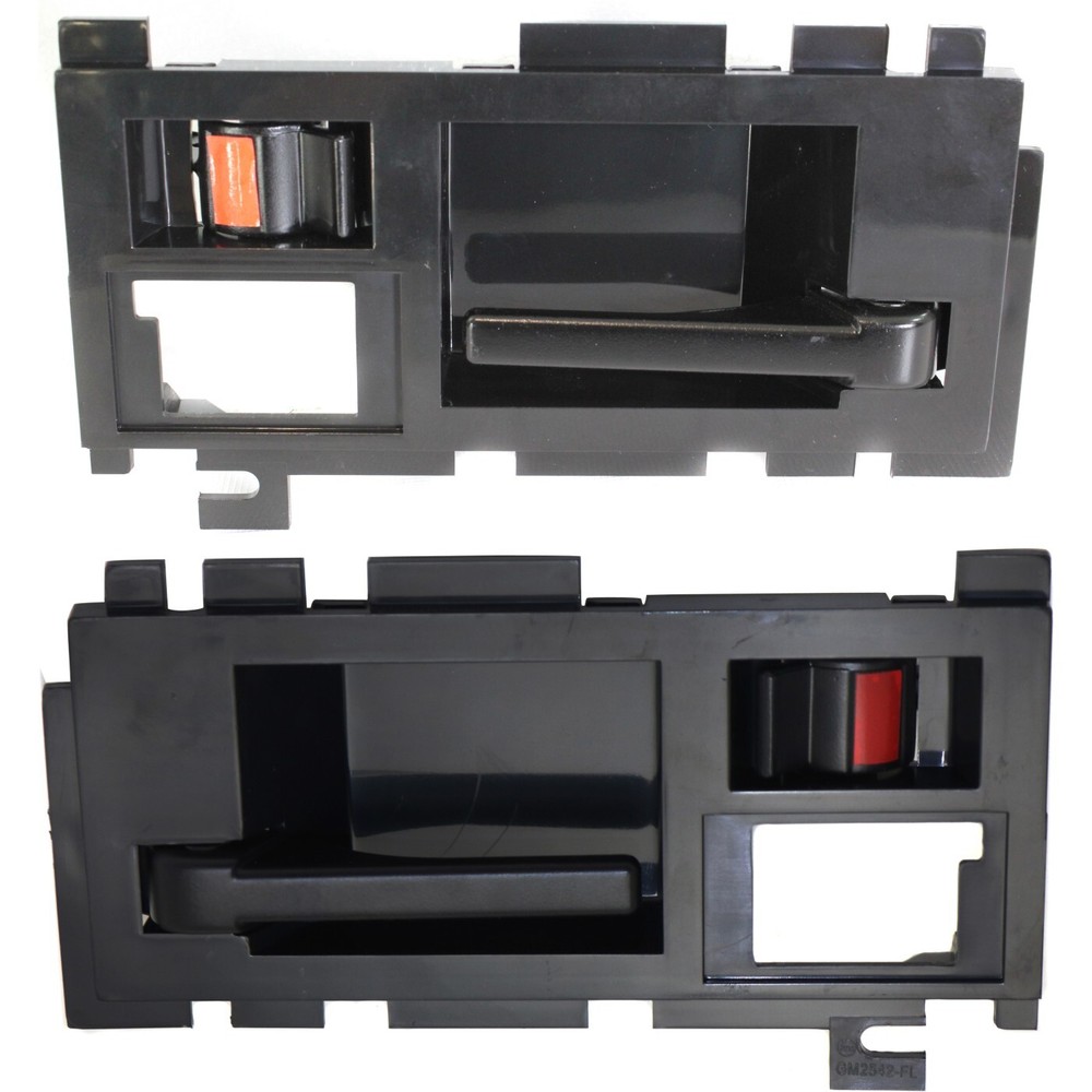Interior Door Handle Set For 91-94 Chevrolet S10 S10 Blazer Sonoma Black Front