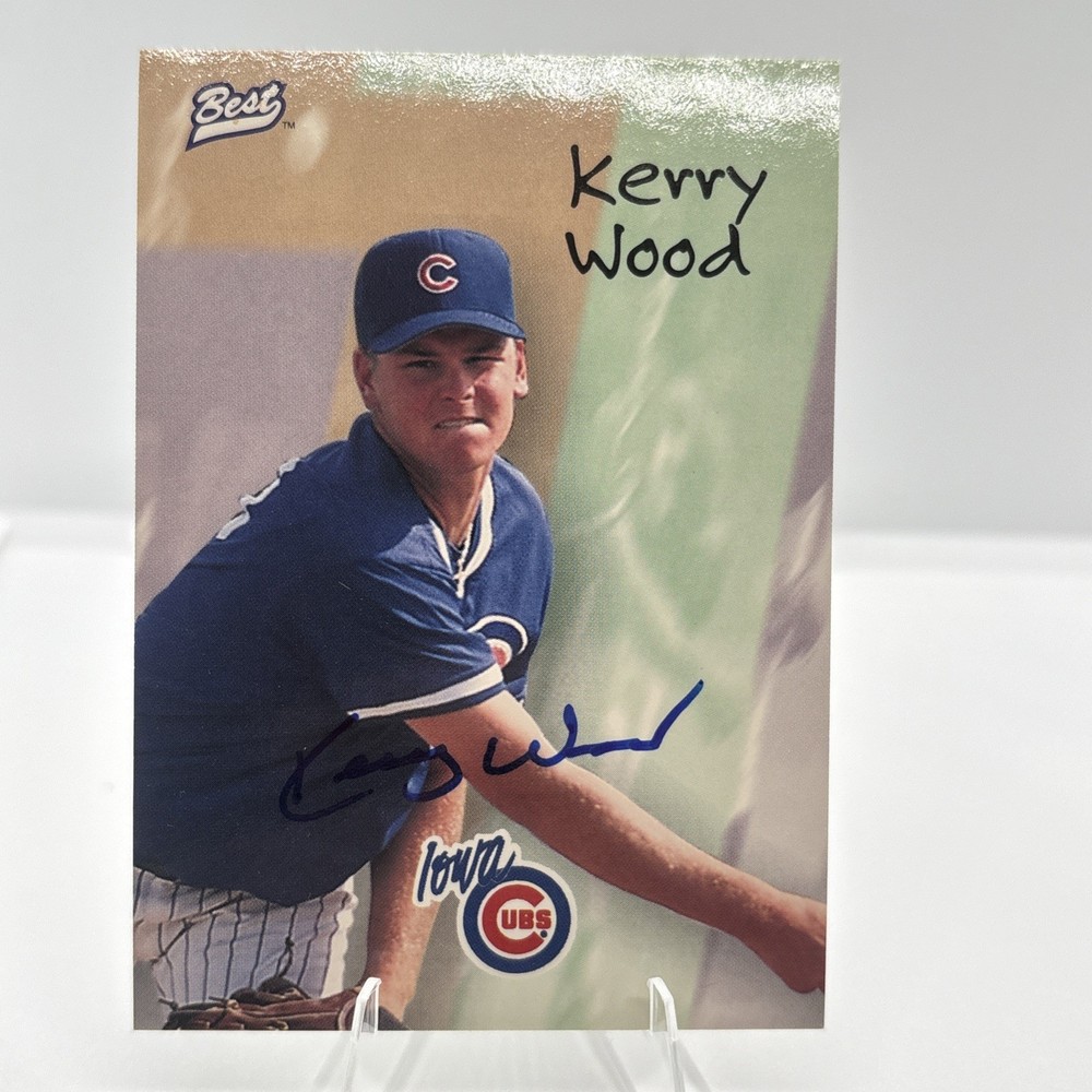 1998 Team Best/Best - Autographs Kerry Wood Color Gradient Variation (AU)
